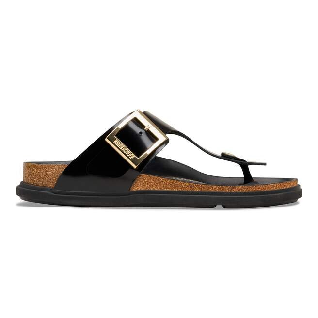 Gizeh Droplet Buckle Natural Leather Patent Gizeh Droplet Buckle Natural Leather Patent