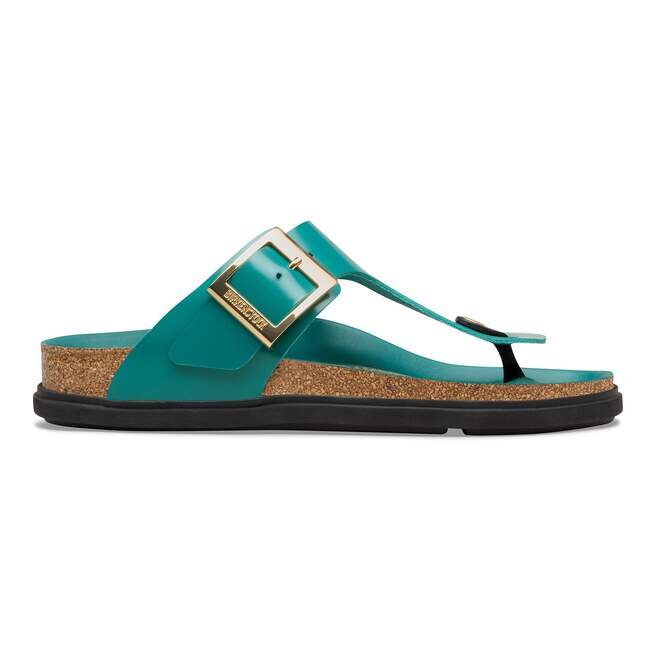 Gizeh Droplet Buckle Natural Leather Patent Gizeh Droplet Buckle Natural Leather Patent