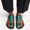 Gizeh Droplet Buckle Natural Leather Patent Gizeh Droplet Buckle Natural Leather Patent