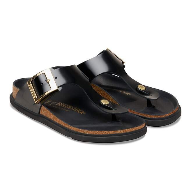 Gizeh Droplet Buckle Natural Leather Patent Gizeh Droplet Buckle Natural Leather Patent