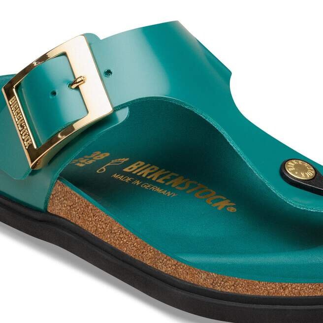 Gizeh Droplet Buckle Natural Leather Patent Gizeh Droplet Buckle Natural Leather Patent