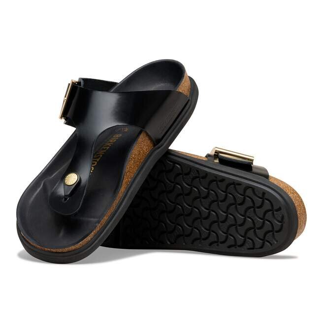 Gizeh Droplet Buckle Natural Leather Patent Gizeh Droplet Buckle Natural Leather Patent