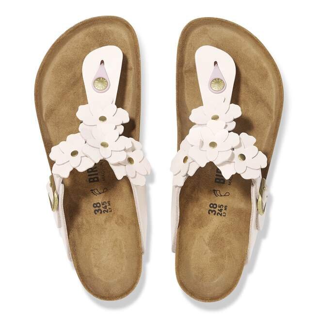 Gizeh Flower Embellishment Natural Leather Gizeh Flower Embellishment Natural Leather