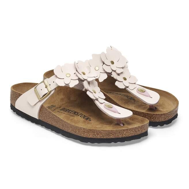Gizeh Flower Embellishment Natural Leather Gizeh Flower Embellishment Natural Leather