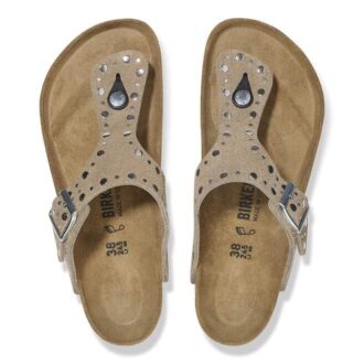 Gizeh Rivet Suede Leather