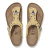 Gizeh Rivets Suede Leather Ochre Gizeh Rivets Suede Leather Ochre