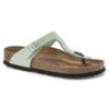 Gizeh Soft Footbed Nubuck Leather Matcha Gizeh Soft Footbed Nubuck Leather Matcha