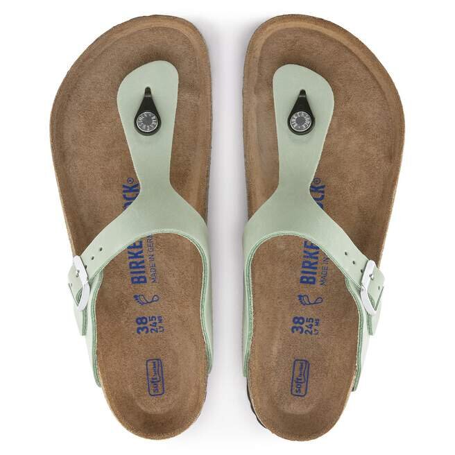 Gizeh Soft Footbed Nubuck Leather Matcha Gizeh Soft Footbed Nubuck Leather Matcha