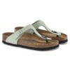Gizeh Soft Footbed Nubuck Leather Matcha Gizeh Soft Footbed Nubuck Leather Matcha