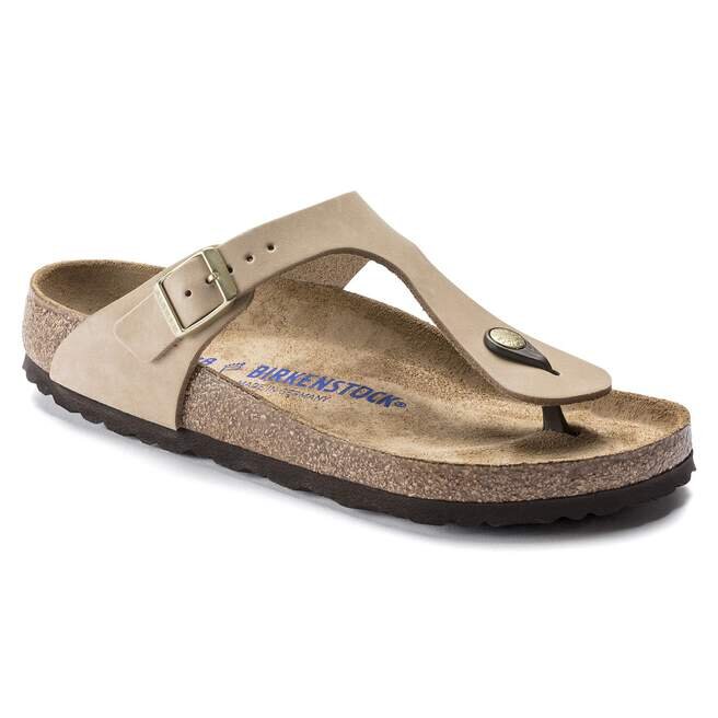 Gizeh Soft Footbed Nubuk Leather Gizeh Soft Footbed Nubuk Leather