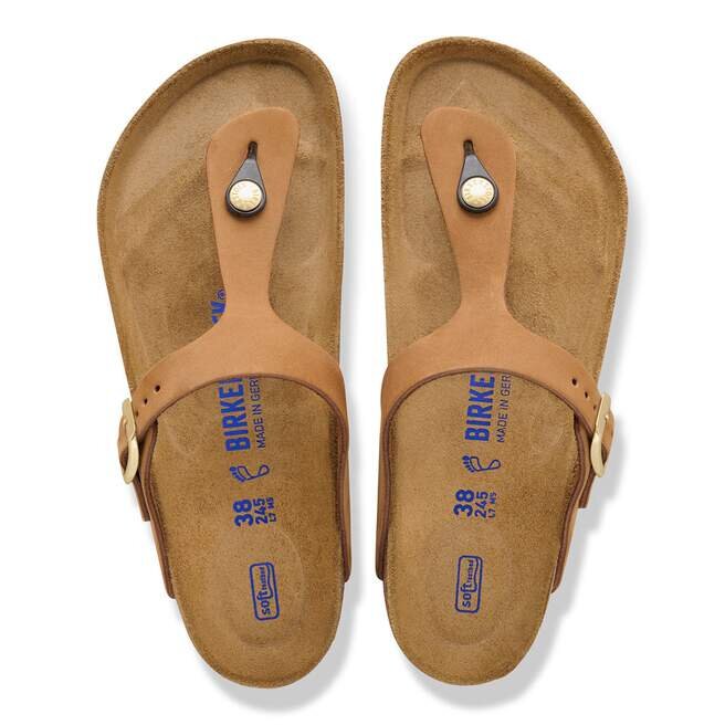 Gizeh Soft Footbed Nubuk Leather Gizeh Soft Footbed Nubuk Leather