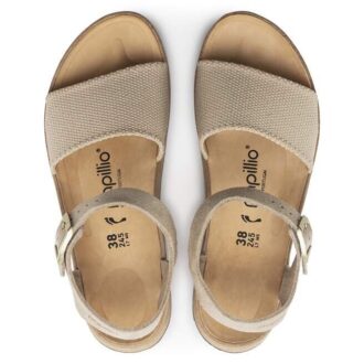 Glenda Suede Leather-Textile Sandcastle Glenda Suede Leather-Textile Sandcastle