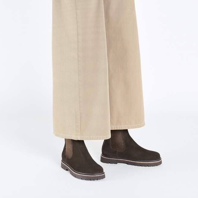 Highwood Slip on Women Suede Leather Mocha Highwood Slip on Women Suede Leather Mocha