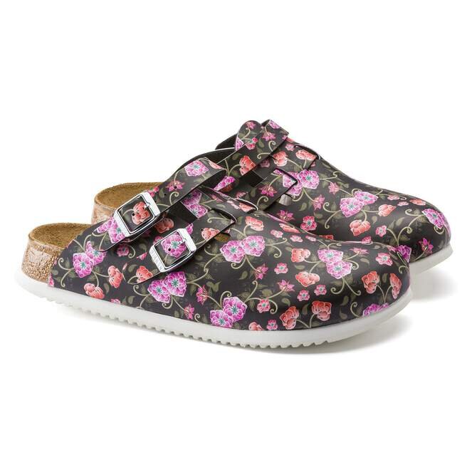 Kay Super Grip Birko-Flor Blooming Roses Black Kay Super Grip Birko-Flor Blooming Roses Black