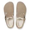 London Shearling Suede Leather
