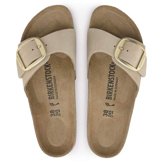 Madrid Big Buckle Natural Leather Nubuck Madrid Big Buckle Natural Leather Nubuck
