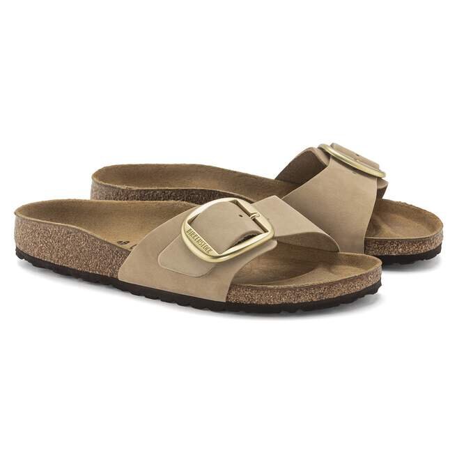 Madrid Big Buckle Natural Leather Nubuck Madrid Big Buckle Natural Leather Nubuck