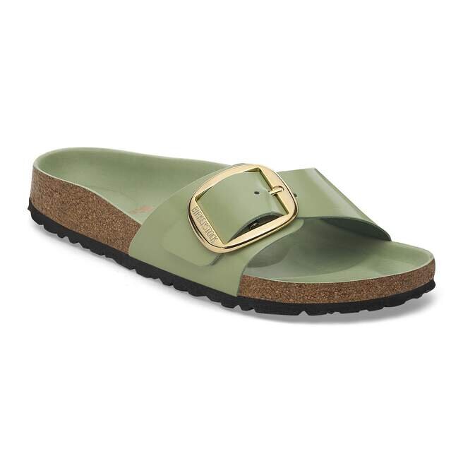Madrid Big Buckle Natural Leather Patent Madrid Big Buckle Natural Leather Patent