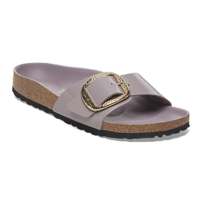 Madrid Big Buckle Natural Leather Patent Madrid Big Buckle Natural Leather Patent