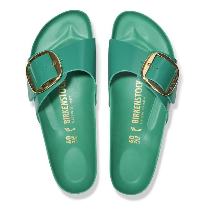 Madrid Big Buckle Natural Leather Patent Madrid Big Buckle Natural Leather Patent