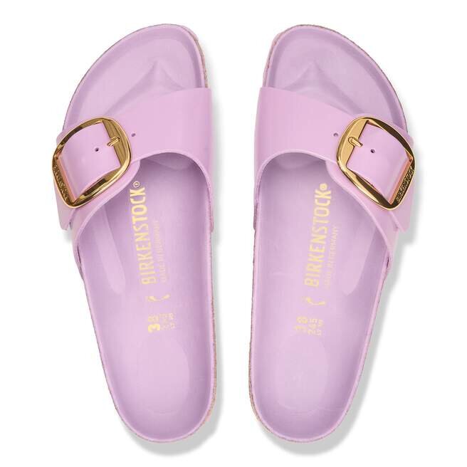 Madrid Big Buckle Natural Leather Patent Madrid Big Buckle Natural Leather Patent