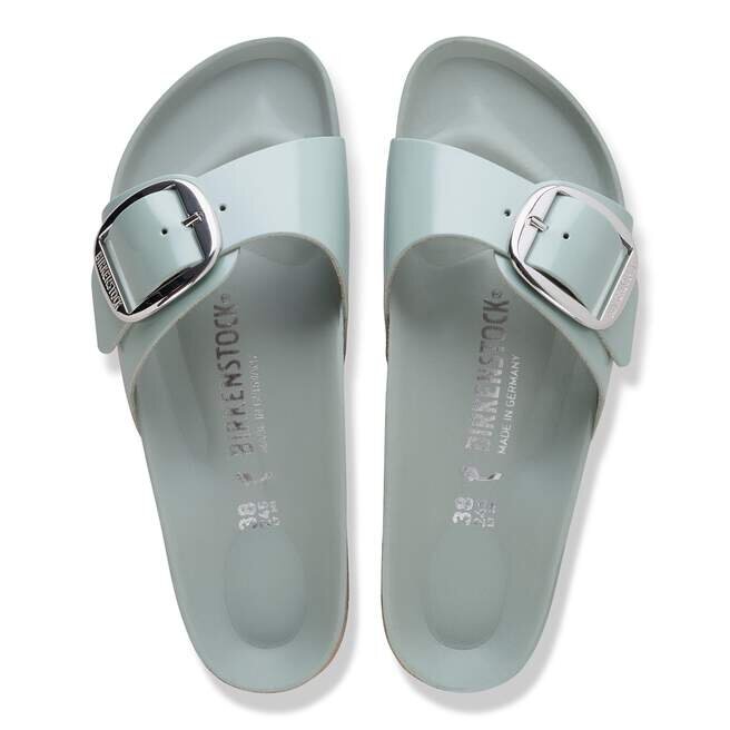 Madrid Big Buckle Natural Leather Patent Madrid Big Buckle Natural Leather Patent