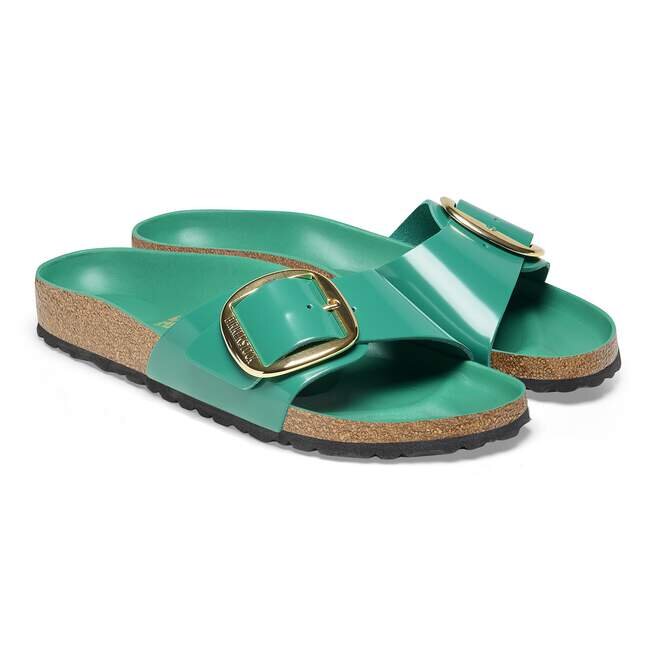 Madrid Big Buckle Natural Leather Patent Madrid Big Buckle Natural Leather Patent