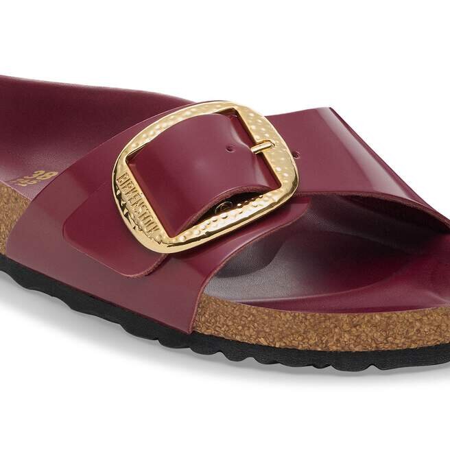 Madrid Big Buckle Natural Leather Patent Madrid Big Buckle Natural Leather Patent