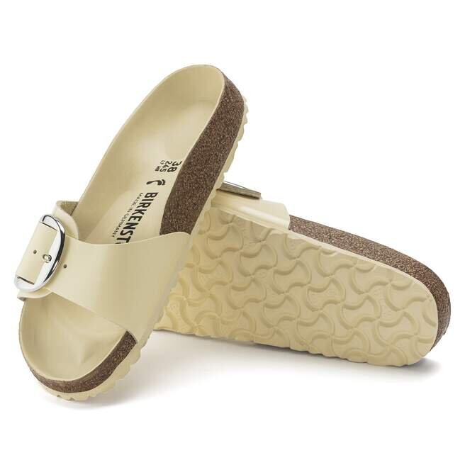Madrid Big Buckle Natural Leather Patent Madrid Big Buckle Natural Leather Patent
