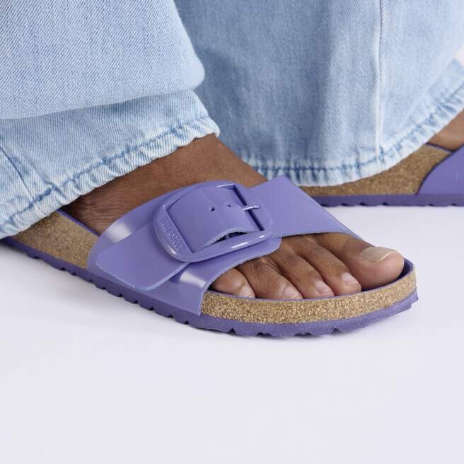 Madrid Big Buckle Natural Leather Patent Madrid Big Buckle Natural Leather Patent
