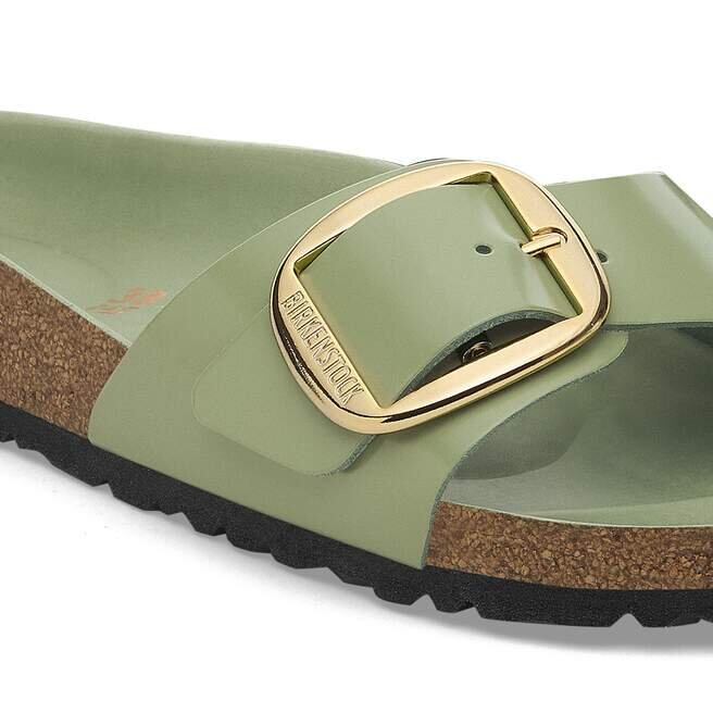 Madrid Big Buckle Natural Leather Patent Madrid Big Buckle Natural Leather Patent