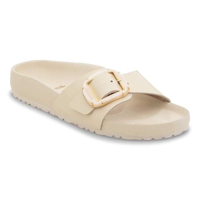 Madrid Big Buckle Pearl Natural Leather Patent Madrid Big Buckle Pearl Natural Leather Patent