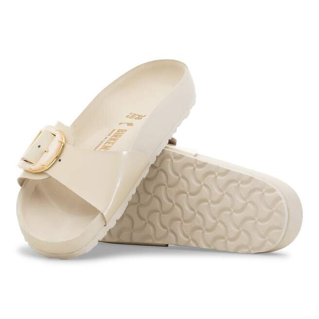 Madrid Big Buckle Pearl Natural Leather Patent Madrid Big Buckle Pearl Natural Leather Patent