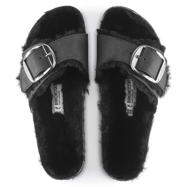 Madrid Big Buckle Shearling Natural Leather Oiled Madrid Big Buckle Shearling Natural Leather Oiled