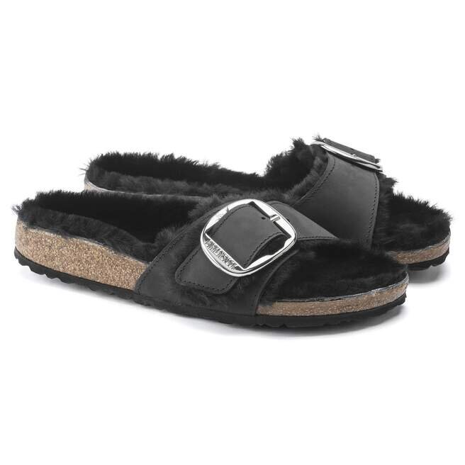 Madrid Big Buckle Shearling Natural Leather Oiled Madrid Big Buckle Shearling Natural Leather Oiled