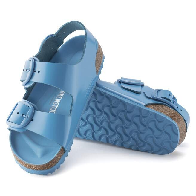 Milano Big Buckle Natural Leather Patent Milano Big Buckle Natural Leather Patent