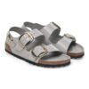 Milano Big Buckle Natural Leather Patent Milano Big Buckle Natural Leather Patent