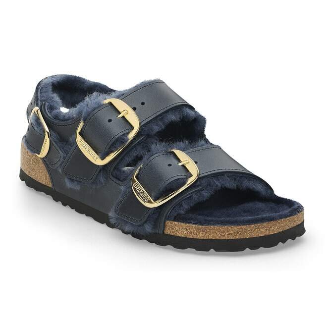 Milano Big Buckle Shearling Natural Leather Oiled Milano Big Buckle Shearling Natural Leather Oiled