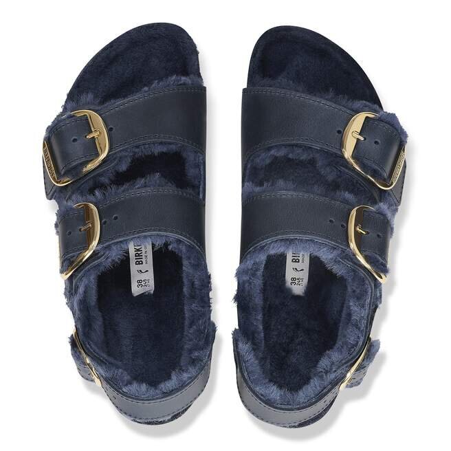 Milano Big Buckle Shearling Natural Leather Oiled Milano Big Buckle Shearling Natural Leather Oiled