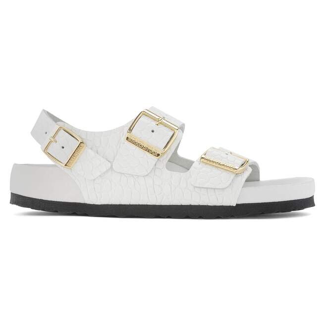 Milano Embossed Leather Emboss White Milano Embossed Leather Emboss White