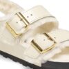 Milano Shearling Natural Leather-Shearling High Shine Ecru Milano Shearling Natural Leather-Shearling High Shine Ecru