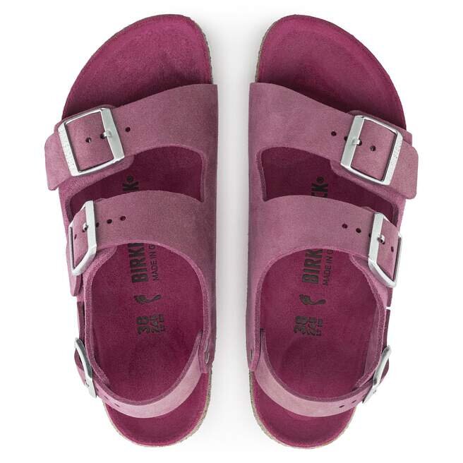 Milano Suede Leather Shimmering Fuchsia Milano Suede Leather Shimmering Fuchsia