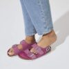 Milano Suede Leather Shimmering Fuchsia Milano Suede Leather Shimmering Fuchsia