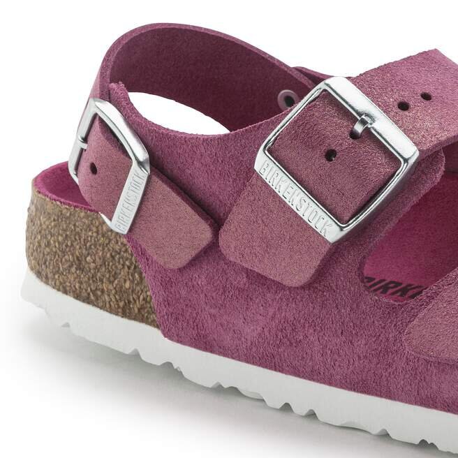 Milano Suede Leather Shimmering Fuchsia Milano Suede Leather Shimmering Fuchsia