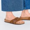 Oita Braided Suede Leather Mink Oita Braided Suede Leather Mink