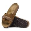 Oita Braided Suede Leather Mink Oita Braided Suede Leather Mink