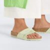 Oita Suede Leather Faded Lime Oita Suede Leather Faded Lime
