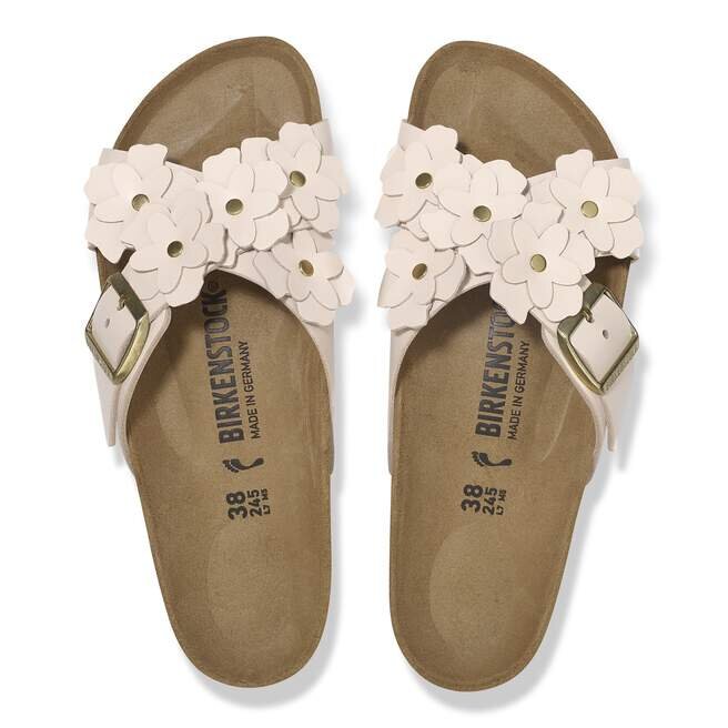 Siena Flower Embellishment Natural Leather Siena Flower Embellishment Natural Leather