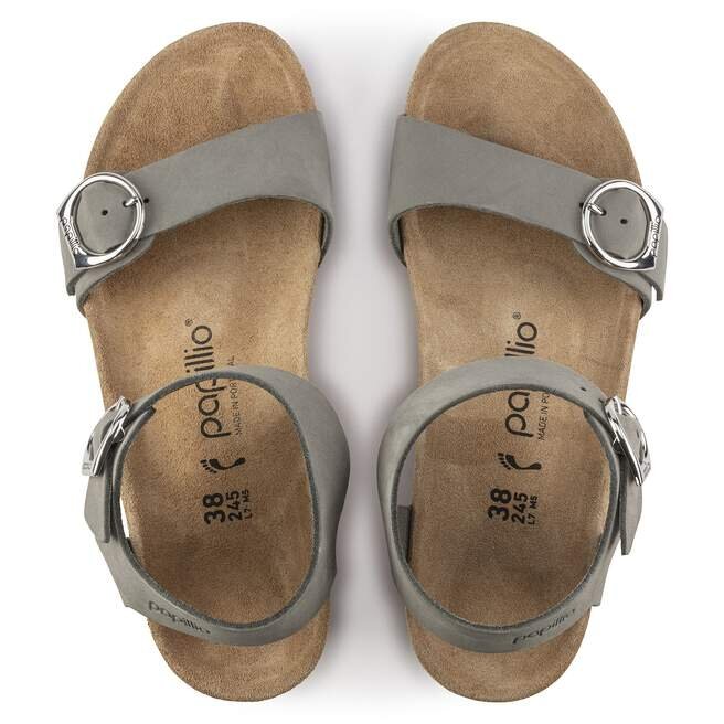 Soley Nubuck Leather Dove Gray Soley Nubuck Leather Dove Gray